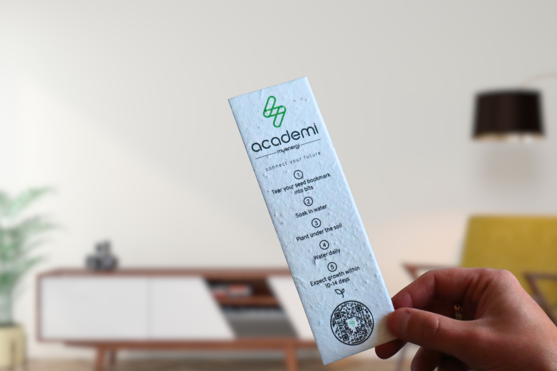 Seed Paper Bookmark